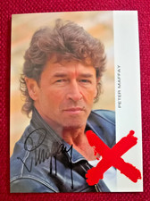 Original-Autogramm von Peter Maffay, Farbbild-Karte, Postkartengröße