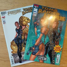 Tomb Raider / Witchblade 1 + 2, Gamix 1999, Großformat, sehr guter Zustand