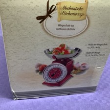 Retro Küchenwaage Rot Analog