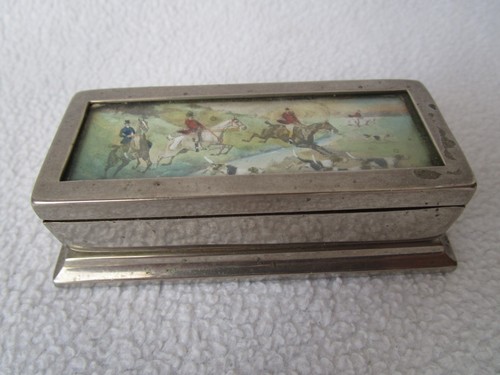Alte briefmarken pillendose - o.,