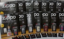 Orginal Zippo Feuerzeug + Zeitung in OVP Sammlung zum Aussuchen 1-90 Deagostini