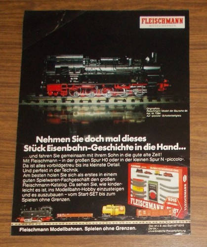 Seltene werbung fleischmann - seltene,