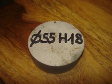 Edelstahl Ronde Platte zum Drehen Fräsen D55 x H18 plan VA2 oder VA4 rostfrei