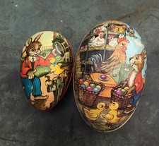 2 alte Pappeier  altes Pappei