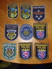 Ordnungspolizei Patches Idstein Hessen Stadtpolizei Kommunalpolizei Aufnäher