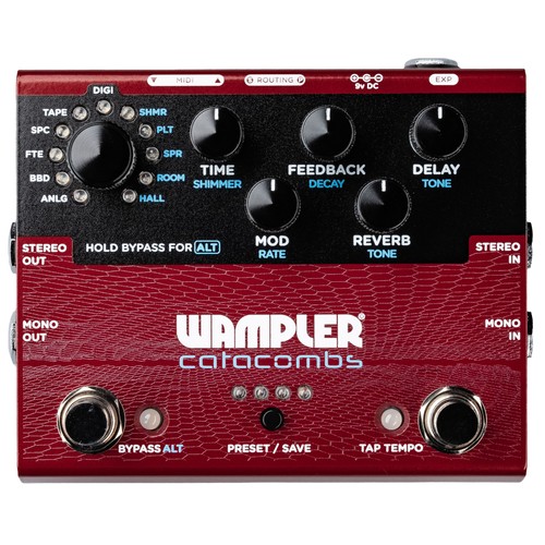 Wampler catacombs reverb - catacombs, &