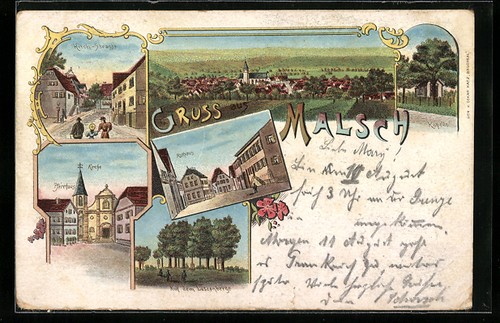 Künstler malsch - künstler-ak,