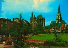 NW002-Ansichtskarte Aachen Elisenpark & Dom Rheinisches Schiefergebirge Westfal