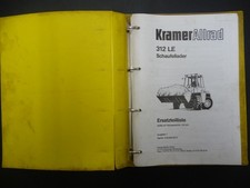 x 74 Kramer Allrad 312 LE  Ersatzteilliste parts list Ersatzteilbuch