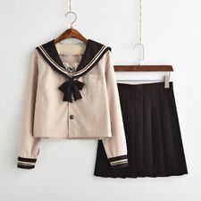 Mädchen Japanisch Hoch Schuluniform Matrose Anzug Kostüm Kostüm Outfit Anime