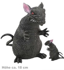 Deko Ratte, ca. 18 cm hoch