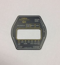 Zifferblatt  Ruhla Eurochron Digital Quarz-Chronograph  für Kaliber 19-05  Neu