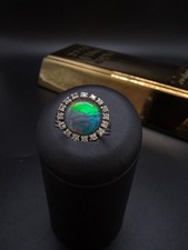 Ring Größe 59 Weißgold 750 / 18 k Gold Opal Diamant Brillant