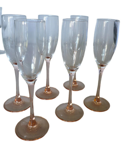 6er set luminarc rosaline - set,