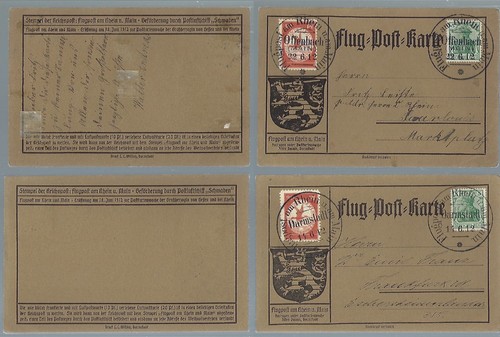 Flugpost 1912 i ii - 1912, mi
