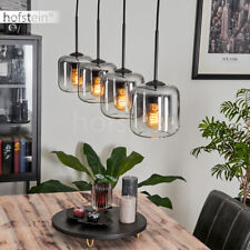 Rauchglas 4-flammige Hänge