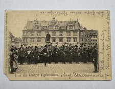 Coburg Gruß vom Vogelschießen 1901
