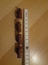 Holzeisenbahn Mit  3 Wagon Holz