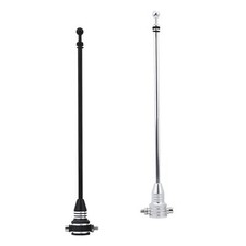 Motorrad Fahnenmast, vertikal