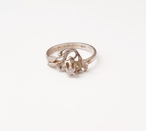Vintage ring aus 925er silber - vintage-ring,