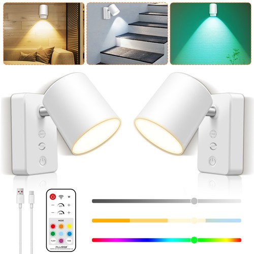 Led wandleuchte leselampen - 2x,