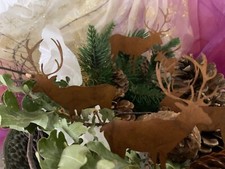 12 kleine Hirsche  Metall