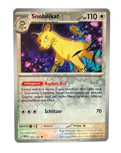 Pokemon karte snobilikat - pokemon,