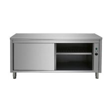 Gastronomie Wärmeschrank Edelstahl, 100 x 70