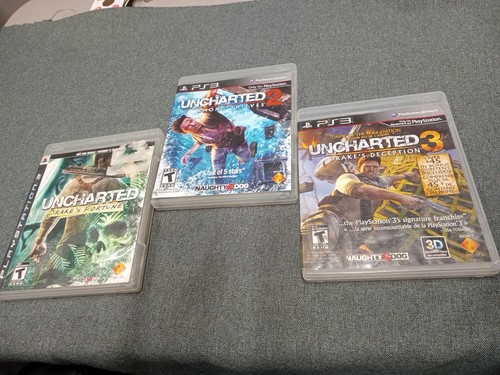 Uncharted ps3 pack - pack, trilogy