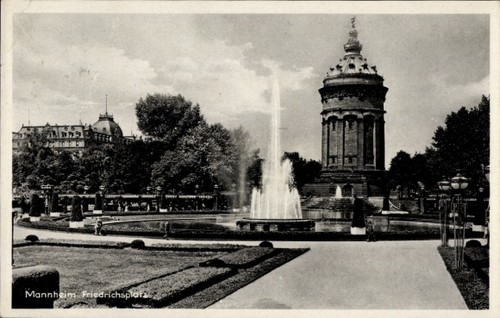 Mannheim friedrichsplatz - ak, mannheim,
