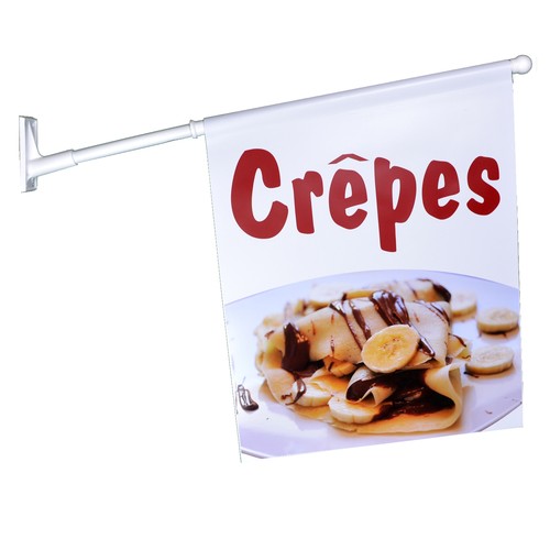 Flagge crepes bäckerei - flagge,, crepes,