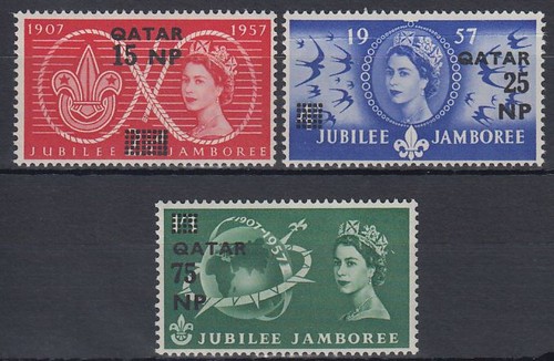 Qatar 1957 mi 16 18 - qatar, **