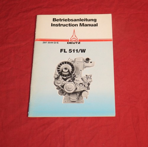 Betriebsanleitung deutz motor - betriebsanleitung,