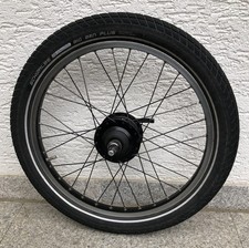 Fahrrad Hinterrad, 20 Zoll, 8-Gang, mit Qualitäts-Reifen (Schwalbe Big Ben Plus)