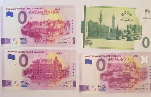 Euro schein miniatur - schein,