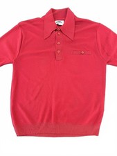 Vintage Banlon Knit Polo Shirt
