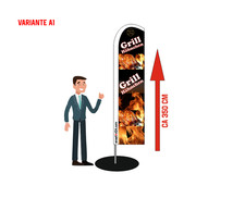 Beachflag, Werbefahne 3,5m