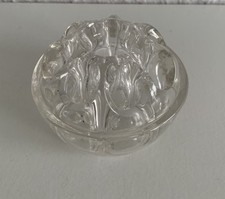 Vintage Glas Blumenfrosch /