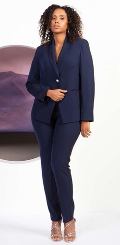 Eleganter damenanzug jacke und - jacke,