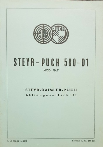 Steyr daimler puch 500 - daimler, d1