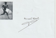 Bernhard Morel Fra Fechten OS 1952/3 Org. Sig.