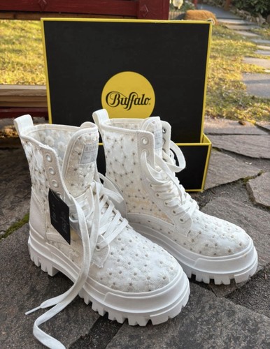 Buffalo sommerstiefel weiß - sommerstiefel,