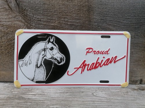 Blechschild pferd araber - blechschild,