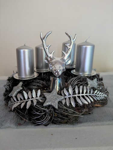 Adventskranz gesteck - adventskranz, ,