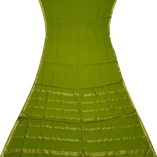 Vintage Grün Saree 100% Pure