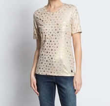 T-Shirt goldfarben 36 Damen