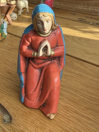 Vintage krippenfiguren maria - vintage,