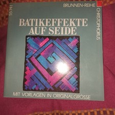 Seidenmalerei Batikeffekte auf Seide von Ingrid Moras mit Vorlagen