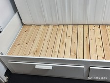 IKEA Brimnes Bett, Ausziehbar, 80x200cm auf 160x200cm