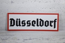 Schild Düsseldorf 34x12cm Wegweiser Vintage Retro Deko Hauptstadt Hinweisschild